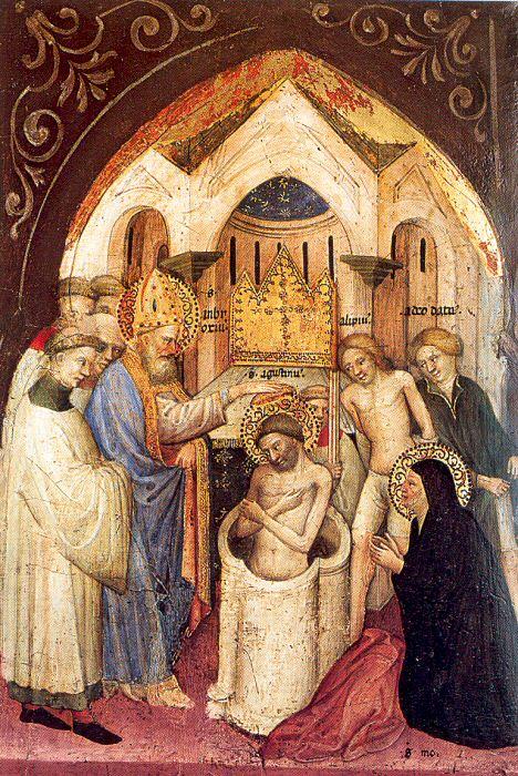 Pietro, Nicolo di Scenes from the Legend of Saint Augustine: Germany oil painting art